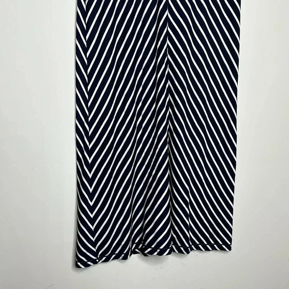 Max Studio Blue & White stripped Maxi skirt - Picture 2 of 8